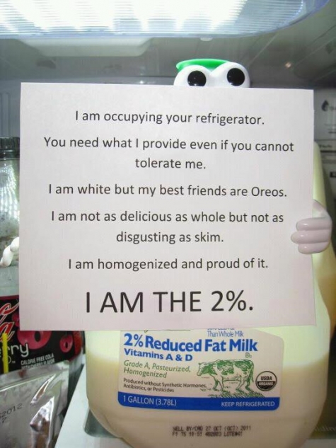 Milk - I am the 2 percent